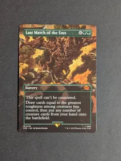 MTG -1x Last March of the Ents - NM - Lord of the Rings - Borderless - Magic 418 - Image 2