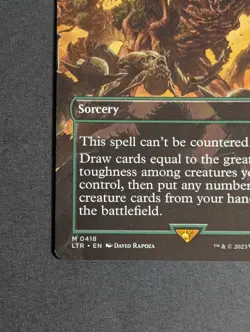 MTG -1x Last March of the Ents - NM - Lord of the Rings - Borderless - Magic 418 - Image 3