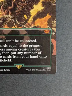 MTG -1x Last March of the Ents - NM - Lord of the Rings - Borderless - Magic 418 - Image 4