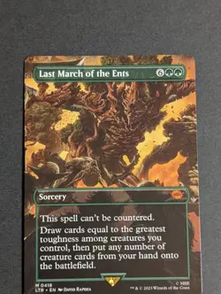 MTG -1x Last March of the Ents - NM - Lord of the Rings - Borderless - Magic 418 - Image 5