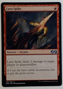 MTG - Lava Spike - Ultimate Masters - NM - Red Sorcery - Magic the Gathering 136 - Image 1