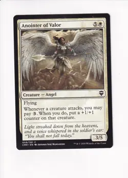 2020 MAGIC THE GATHERING MTG COMMANDER LEGENDS ANOINTER OF VALOR (#2) (X) - Image 1