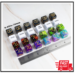 63 Pieces MTG Dice Counters Bulk Ability Keywords MTG Tokens Shield Life Counter - Image 2