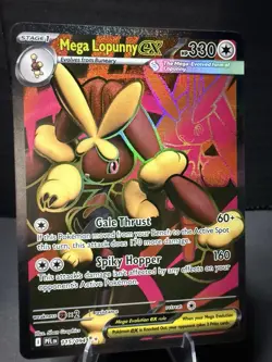 Mega Lopunny ex 115/094 Phantasmal Flames Ultra Rare Holo 330 HP Pokemon - Image 1