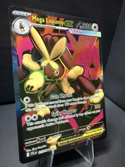 Mega Lopunny ex 115/094 Phantasmal Flames Ultra Rare Holo 330 HP Pokemon - Image 2