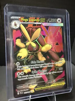 Mega Lopunny ex 115/094 Phantasmal Flames Ultra Rare Holo 330 HP Pokemon - Image 3