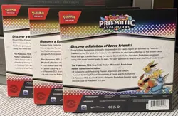 Pokemon Prismatic Evolutions Poster Collection Box lot of 3 - Image 2