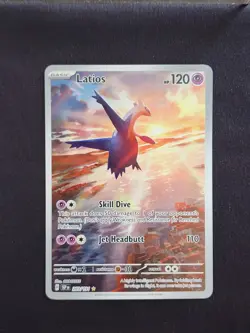 Pokemon TCG Latios 203/191 S&V Surging Sparks FA Illustration Rare Holo - Image 1