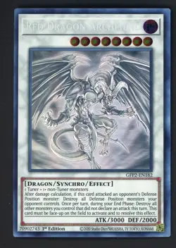 Yu-Gi-Oh! Red Dragon Archfiend Ghost Rare GFP2-EN182 - Image 1