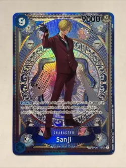 SANJI OP06-119 SP ONE PIECE A FIST OF DEVINE SPEED ENGLISH Full Art Holo - Image 1