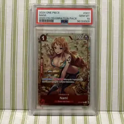 2024 One Piece 2023 CS Celebration Pack #007 Nami PSA 10 GEM MINT - Image 1