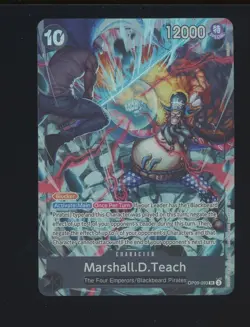 Marshall D.Teach OP09-093 SR Alt - 2nd Anniversary Set - One Piece Eng - Image 1