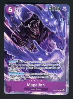 One Piece English OP02-085 Magellan Alternate Art Super Rare - Image 1
