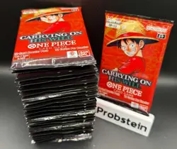 Lot of (24) One Piece TCG OP-13 Carrying On His Will Booster Packs SEALED EN - Image 1