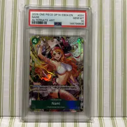 2026 One Piece The Azure Sea's Seven NAMI Alternate Art OP14-031 PSA 10 Gem Mint - Image 1