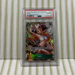 2026 One Piece The Azure Sea's Seven NAMI Alternate Art OP14-031 PSA 10 Gem Mint - Image 3