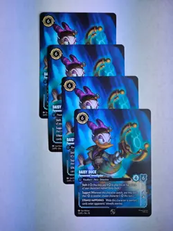 Disney Lorcana Daisy Duck X 4 Paranormal Investigator Set Championship Non Foil - Image 3