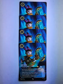 Disney Lorcana Daisy Duck X 4 Paranormal Investigator Set Championship Non Foil - Image 4