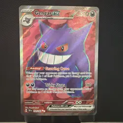Gengar EX 193/162 Temporal Forces Ultra Rare Pokemon Card - Image 1