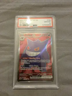 Pokemon TCG - Gengar EX 193/162 Temporal Forces - PSA 10 - Image 1