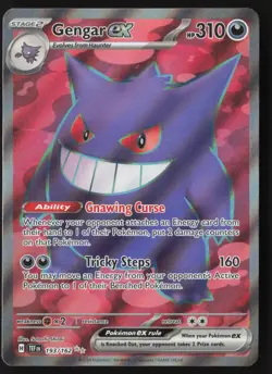 Gengar EX - 193/162 - Ultra Rare - Temporal Forces - Pokemon Card - LP - Image 1