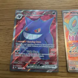 Gengar ex 193/162 Pokemon TCG Temporal Forces & walking wake Ultra Rare Full Art - Image 3