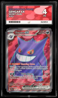 Pokemon TCG Gengar EX 193/162 Temporal Forces Full Arr Ace 4 - Image 1