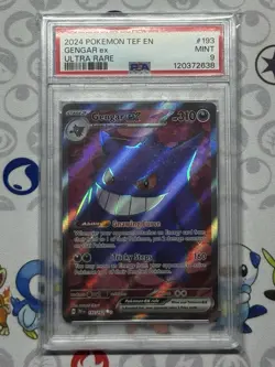 Pokemon TCG Gengar EX 193/162 Temporal Forces PSA 9 - Image 1