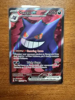 Pokemon TCG Gengar EX Full Art 193/162 Temporal Forces Near mint - Image 1
