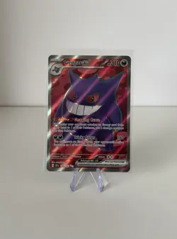 Pokemon TCG Gengar EX Scarlet & Violet Temporal Forces Holo Card 193/162 - Image 1
