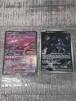 Pokemon Cards TCG Mew & Mewtwo SVP 151 052, 053 Black Star Promo NM *SEALED* - Image 1