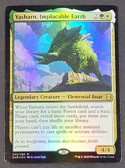 MTG 1x Yasharn, Implacable Earth - Zendikar Rising - NM Foil Magic The Gathering - Image 1