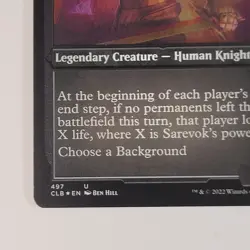 MTG Sarevok Deathbringer - Commander Legends Battle for Baldur's Gate NM Etched - Image 3