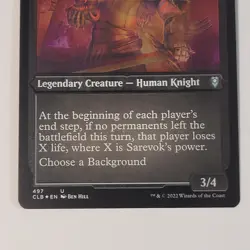 MTG Sarevok Deathbringer - Commander Legends Battle for Baldur's Gate NM Etched - Image 4
