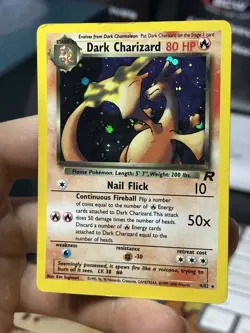 #4 Dark Charizard 4/82 Team Rocket 2000 Holo Rare WOTC Pokemon Card TCG - Image 4