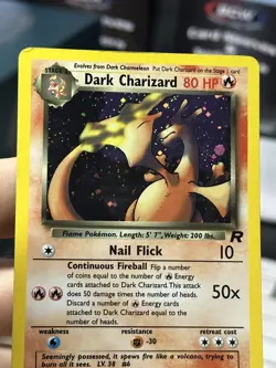 #4 Dark Charizard 4/82 Team Rocket 2000 Holo Rare WOTC Pokemon Card TCG - Image 5