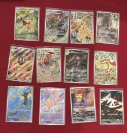 Pokemon Card Lot Of 12 IR NM - Image 1