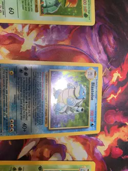 Blastoise Base Set Holo Rare Card 002/102 LP Condition Pokemon Card original - Image 2