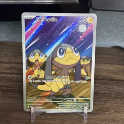 Helioptile 143/132 Me01: Mega Evolution Holo Pokemon Card NM Condition - Image 1