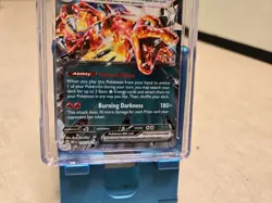 CGC 10 PRISTINE Charizard Ex 125/197 HOLO RARE Obsidian Flames Pokemon Card - Image 3