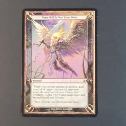 MTG - Your Will is not Your Own- Oversize - Archenemy - LP - Magic the Gathering - Image 1