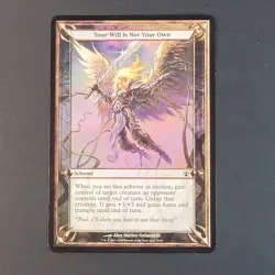 MTG - Your Will is not Your Own- Oversize - Archenemy - LP - Magic the Gathering - Image 2