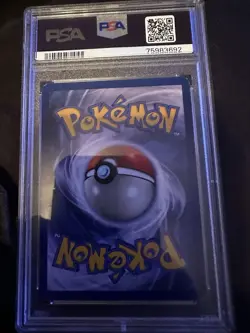 Pokemon TCG Vaporeon Holo Rare Card Jungle, 12/64 PSA 7 - Image 2