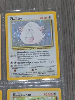 Pokemon Lot of 4 Base Hologram Set Cards 1999 Wizards VINTAGE Nidoking Chansey - Image 5