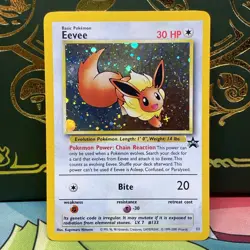Pokemon Card: Eevee Holo Black Star Promo 11/53 LP - Image 1
