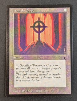 MTG - Tormod's Crypt - The Dark - NM/LP - Vintage - Magic The Gathering - SGC - Image 1