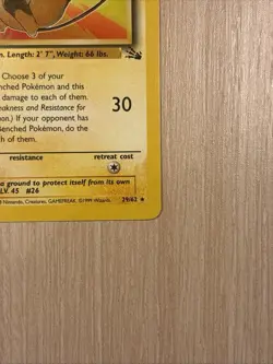 Pokemon TCG Raichu Fossil Unlimited Rare Card 29/62 Near Mint NM - Image 2
