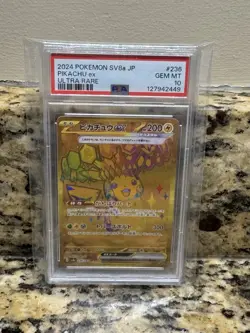 PSA 10 Pikachu ex 236/187 Terastal Festival ex Pokemon Card Japanese Free Ship - Image 1