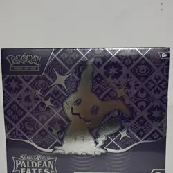 Pokemon Scarlet & Violet Paldean Fates Mimikyu Trading Card Game Box NEW - Image 1