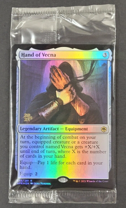 MTG - Hand of Vecna Pre Release - Foil, Adventures in the Forgotten Realms - NM - Image 1
